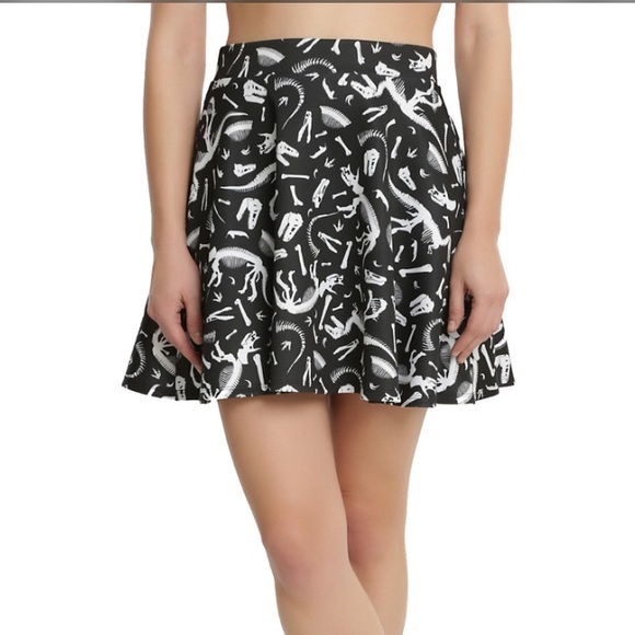 intermix fringe skirt